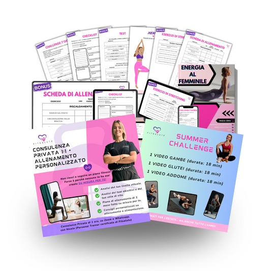 Pacchetto Completo – Energia al Femminile + Summer Challenge + Consulenza Privata